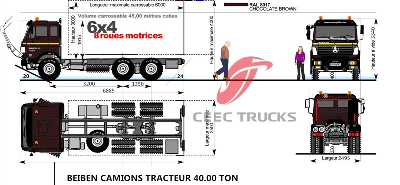 NORTH BENZ 6*4 TRUCK HEAD