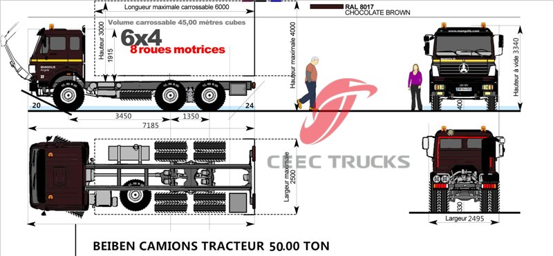 china beiben tractor trucks