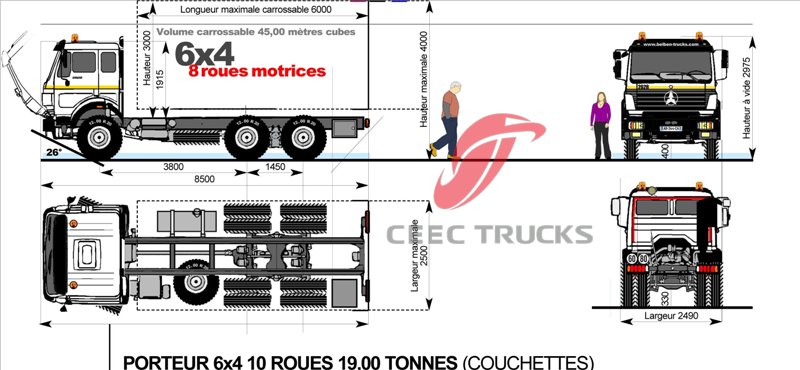 china beiben heavdy duty tractor trucks 