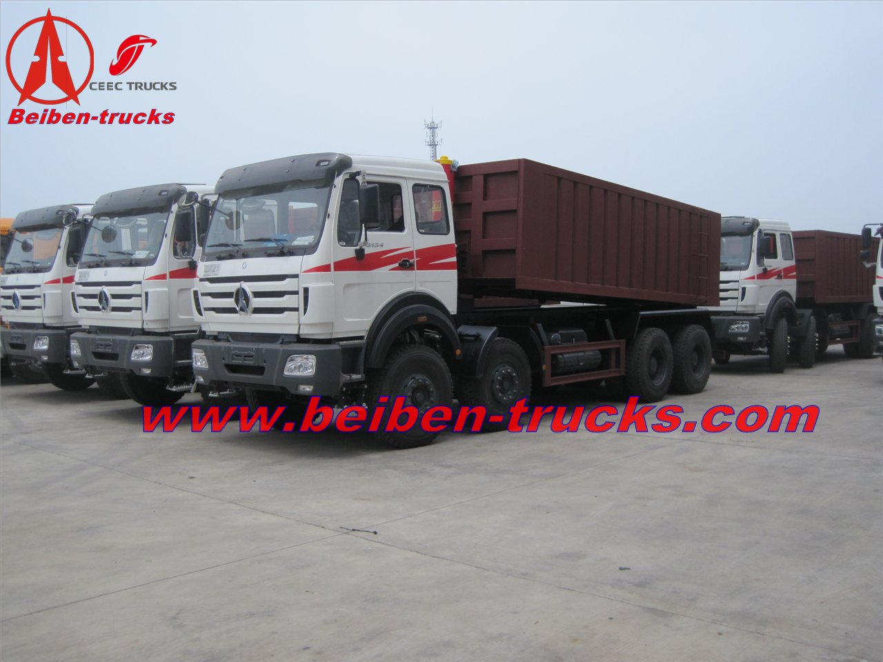 mogolia beiben 12 wheeler dump trucks