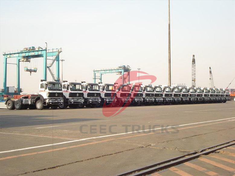 beiben truck for shipping 
