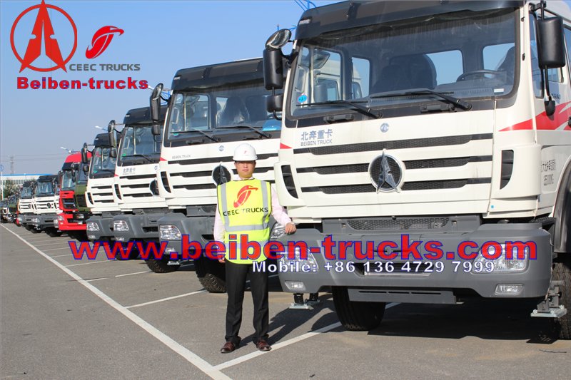 beiben tractor truck for congo customer