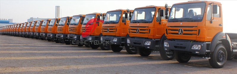 beiben tractor truck for congo customer