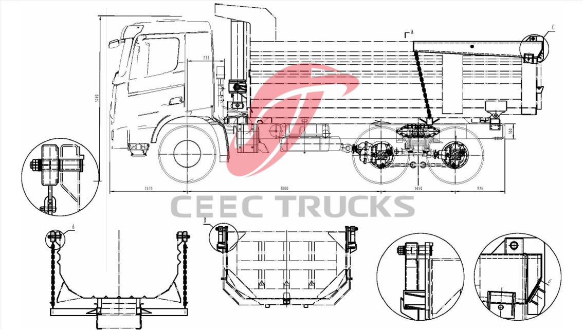 beiben V3 dump truck manufacturer