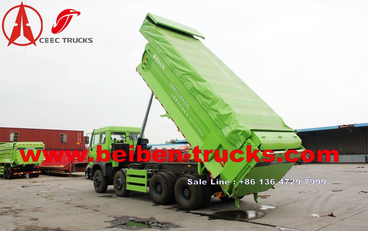 beiben 12 wheeler dump truck manufacturer