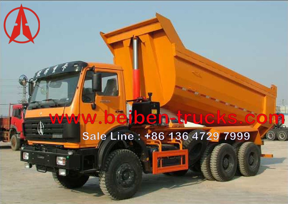 beiben heavy duty U type dump trucks supplier