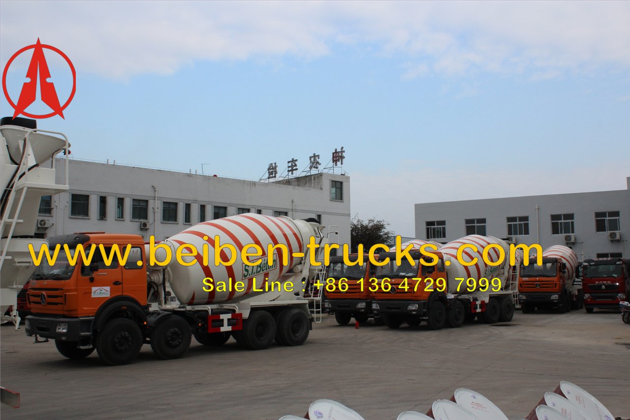beiben 12 cbm mixer truck manufacturer 