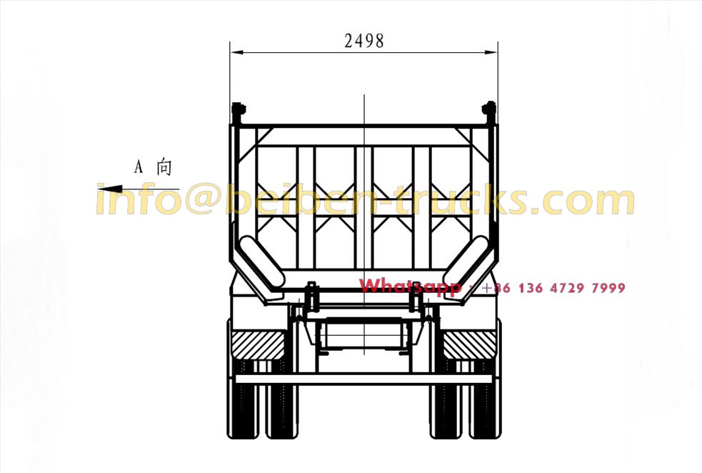 north benz 2538 dumper manufacturer 