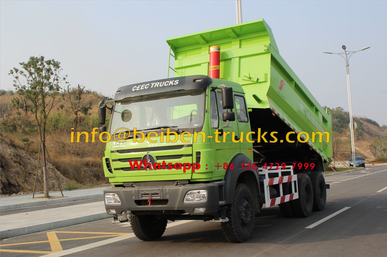 Popular in Africa Factory heavy duty truck 6x4 dump truck beiben dump truck 