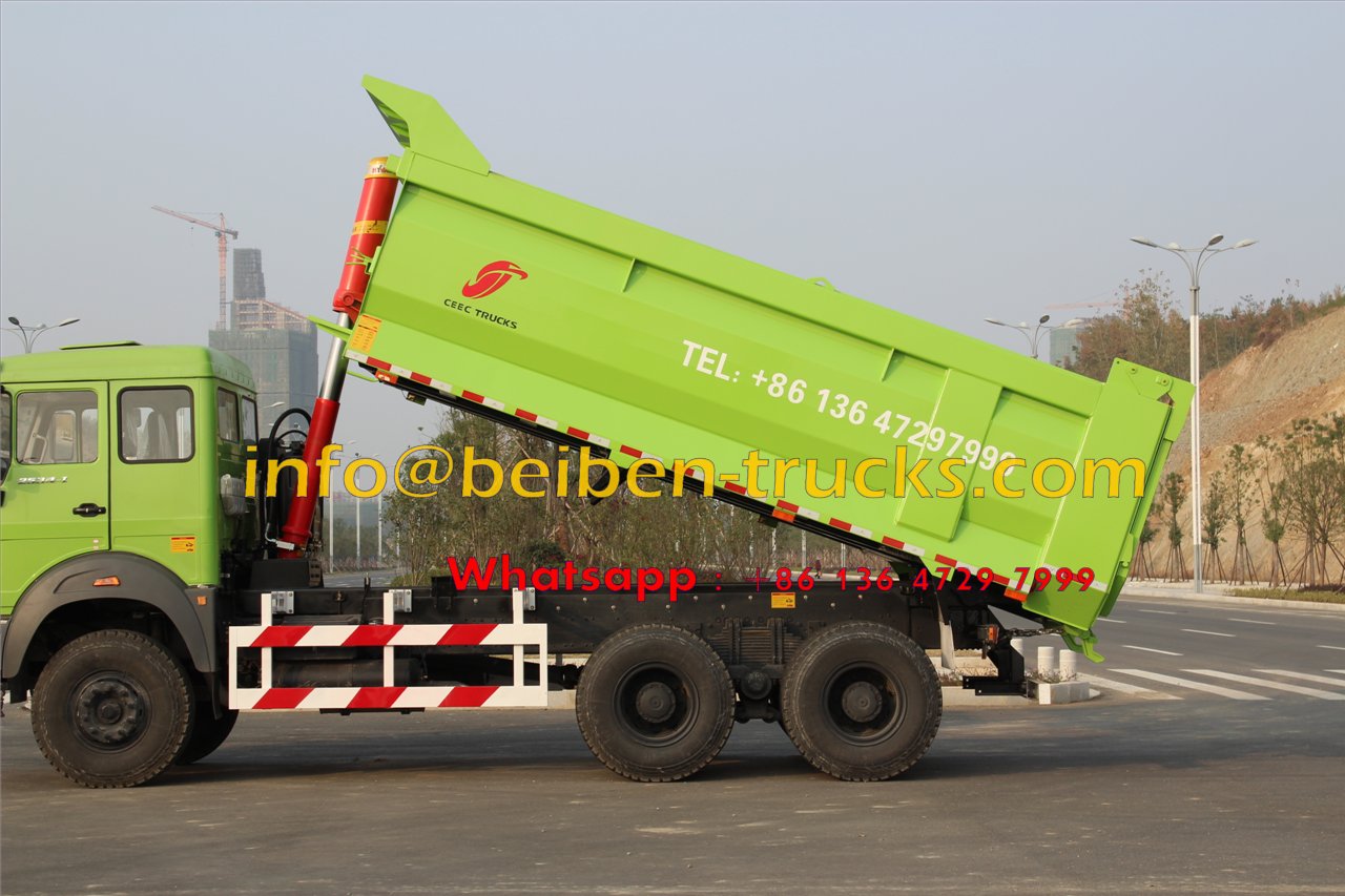 Use Mercedes Benz Technology 340hp & 380hp Beiben North Benz Dump Truck For Algeria 