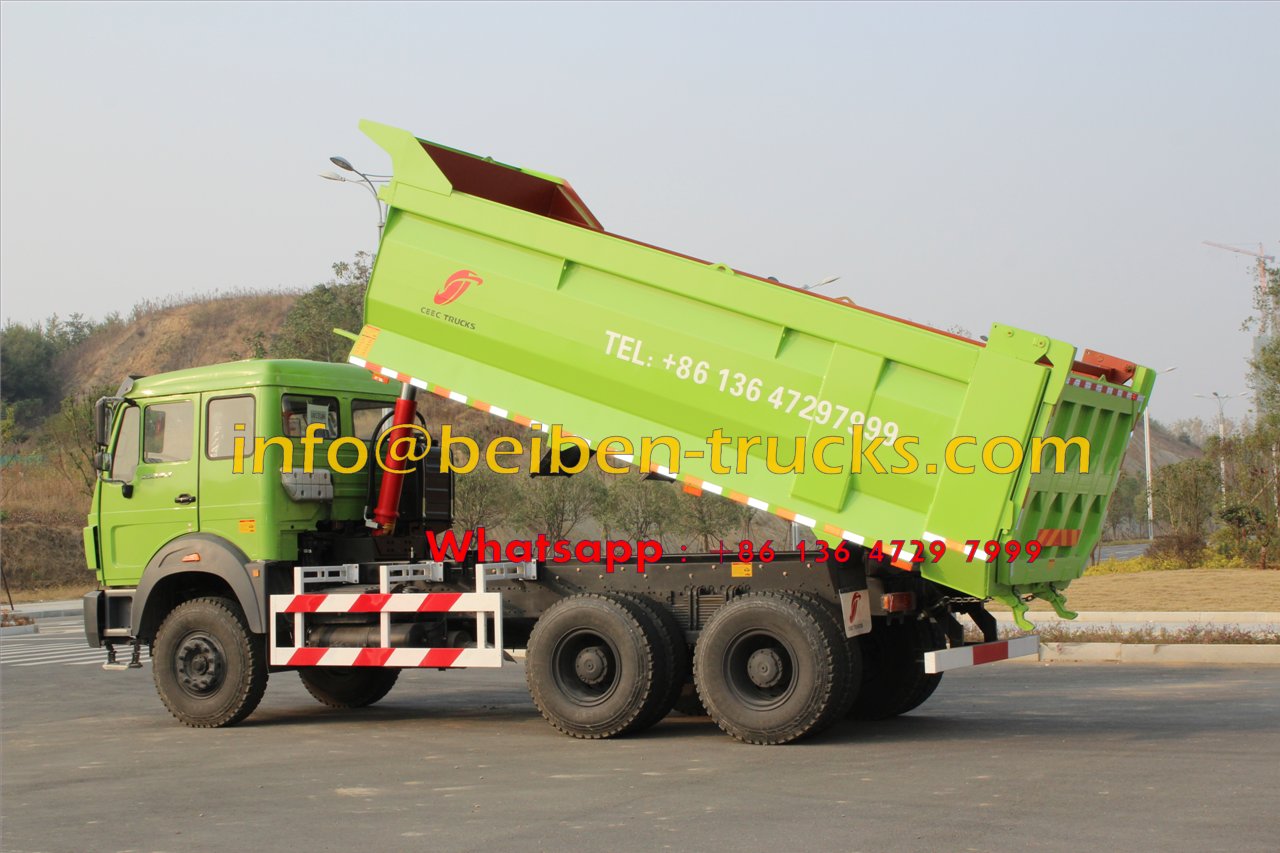 Use Mercedes Benz Technology 340hp & 380hp Beiben North Benz Dump Truck For Algeria 