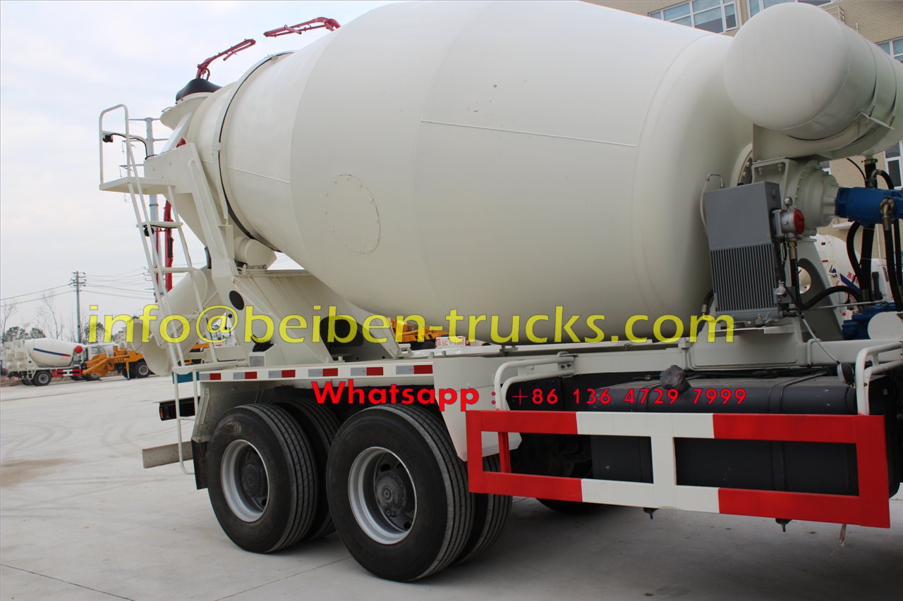 beiben 10 wheeler concrete mixer truck