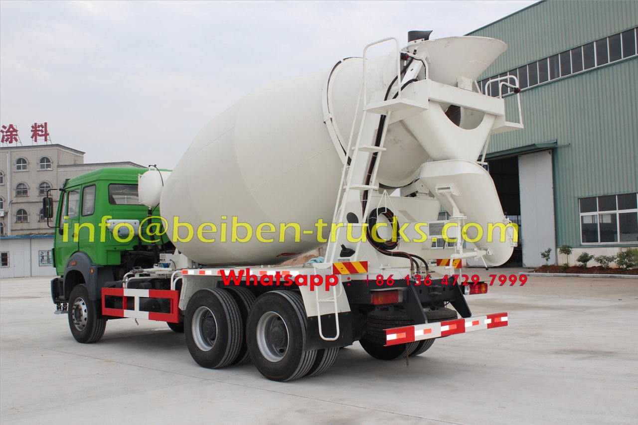 beiben 10 wheeler concrete mixer truck