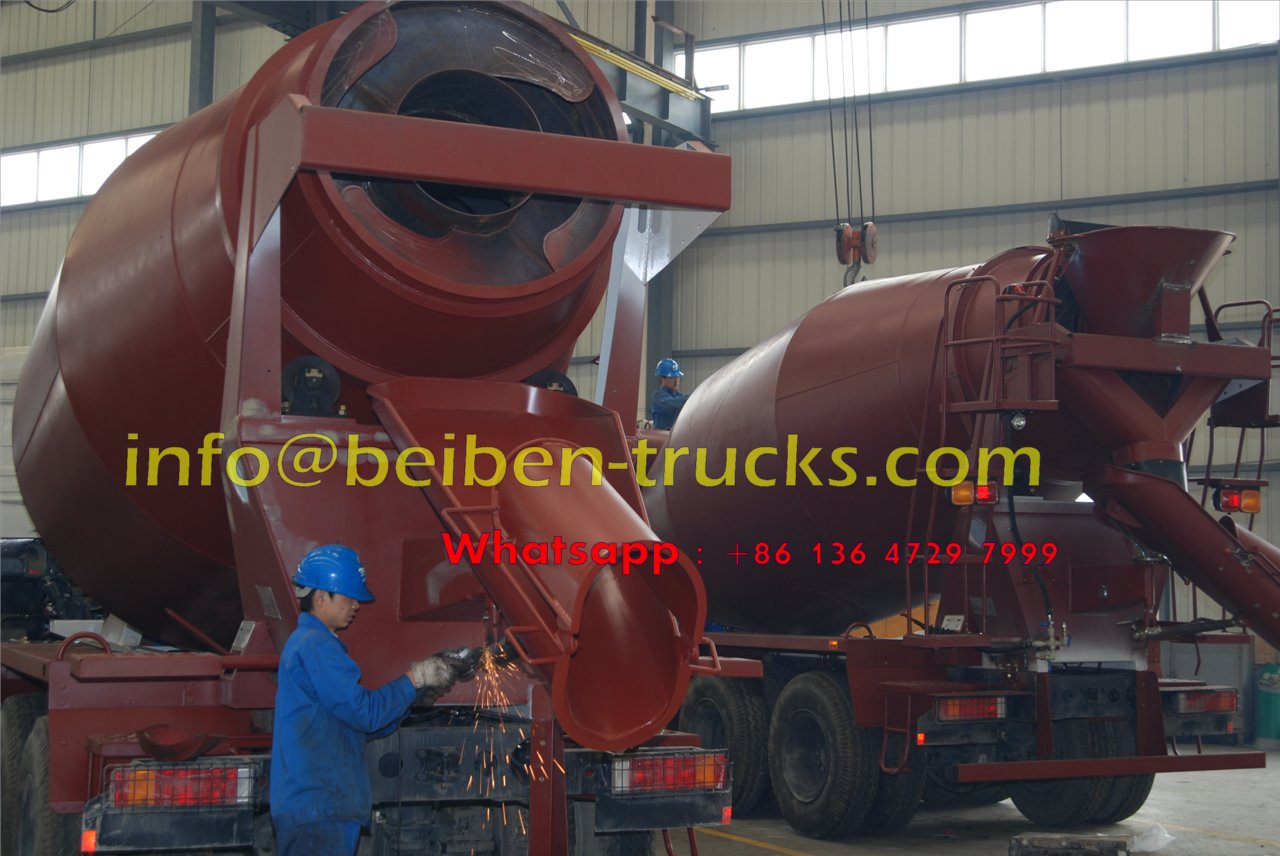 China Beiben 6x4 340hp 10 Cubic Meters Concrete Mixer Truck