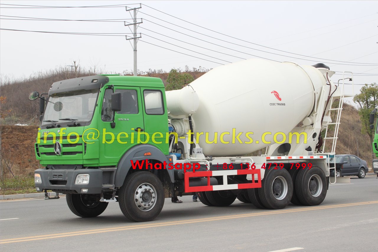 North Benz /Beiben self loading concrete mixer truck