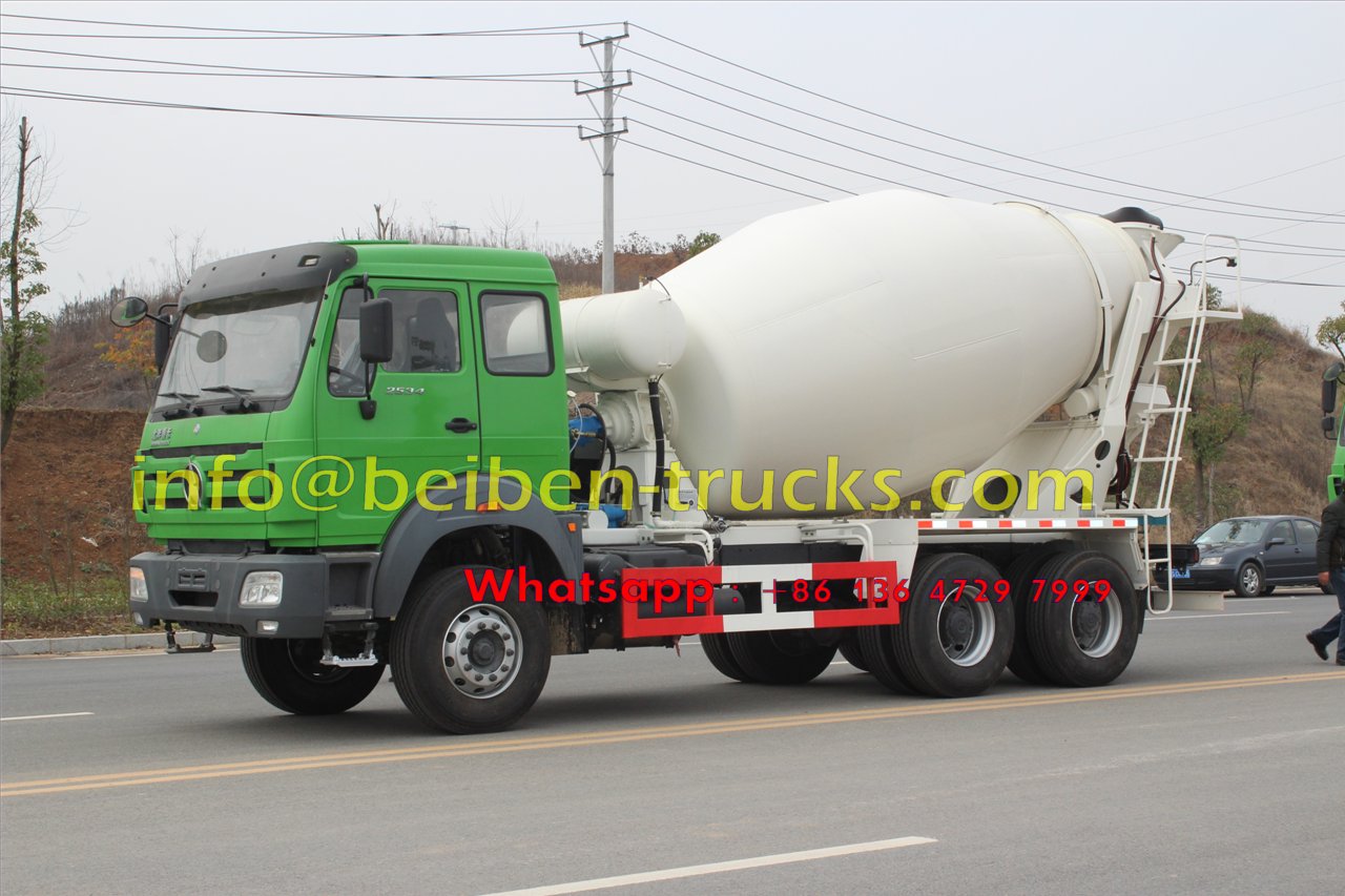 North Benz /Beiben self loading concrete mixer truck