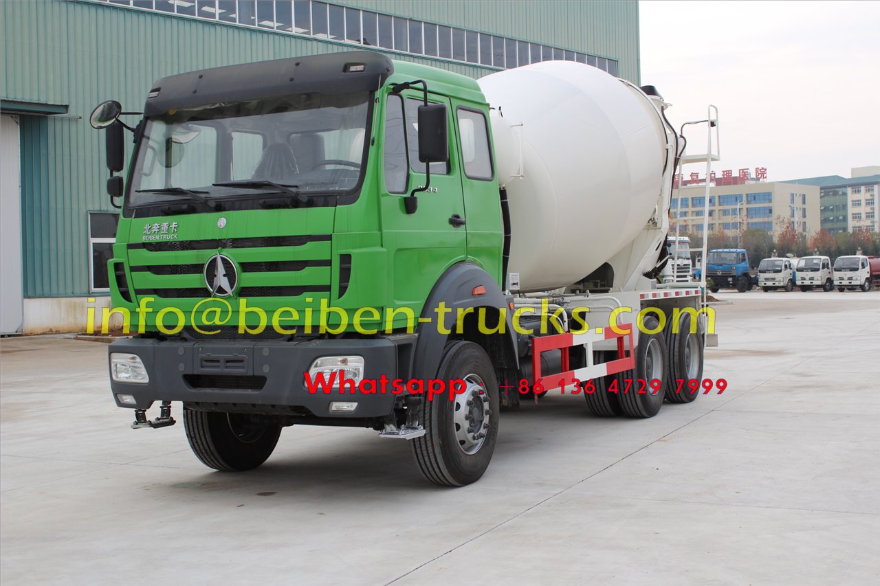  Military quality hot sale Beiben 6x4 5m3 capacity concrete mix truck