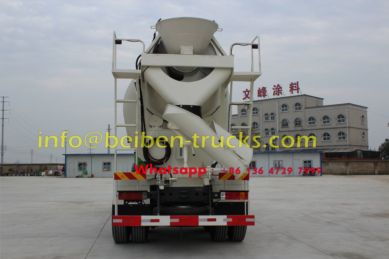 Military quality hot sale Beiben 6x4 5m3 capacity concrete mix truck