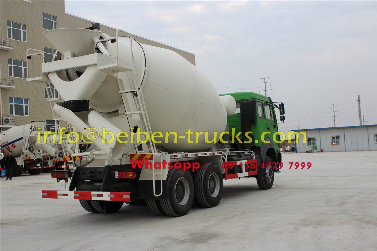 Military quality hot sale Beiben 6x4 5m3 capacity concrete mix truck