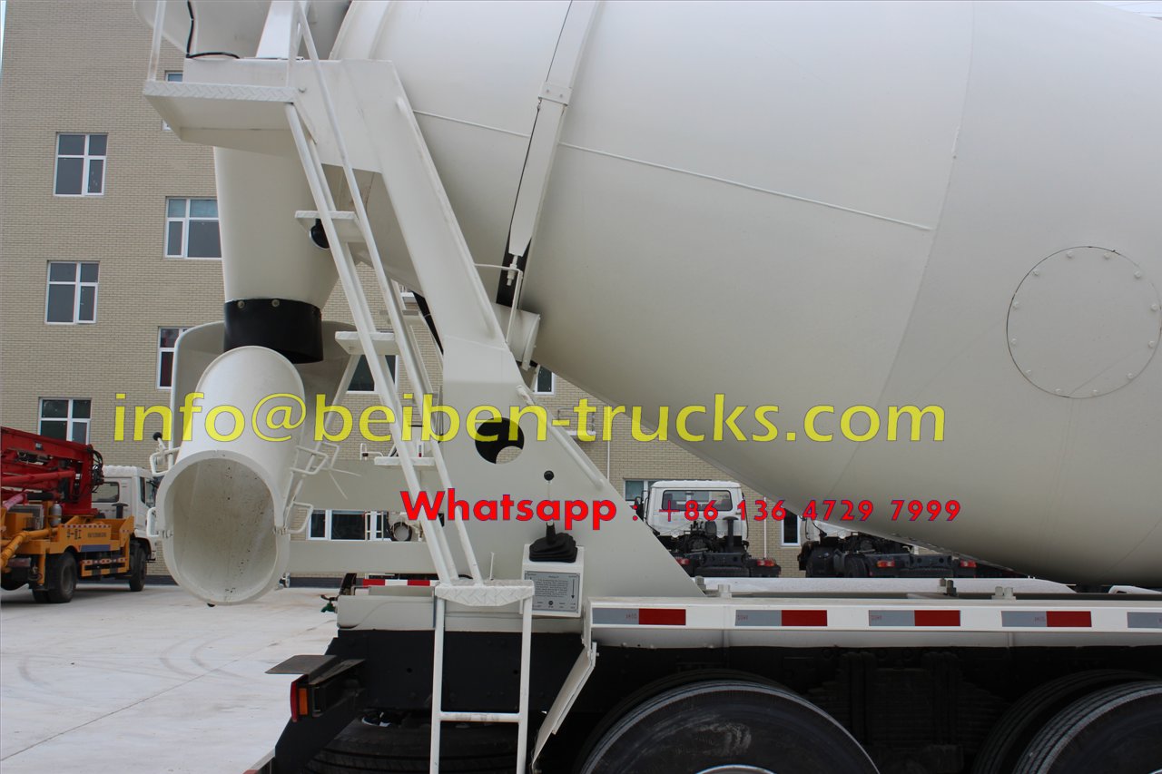 Military quality hot sale Beiben 6x4 5m3 capacity concrete mix truck