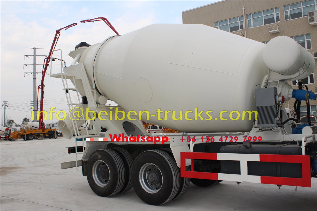 Military quality hot sale Beiben 6x4 5m3 capacity concrete mix truck