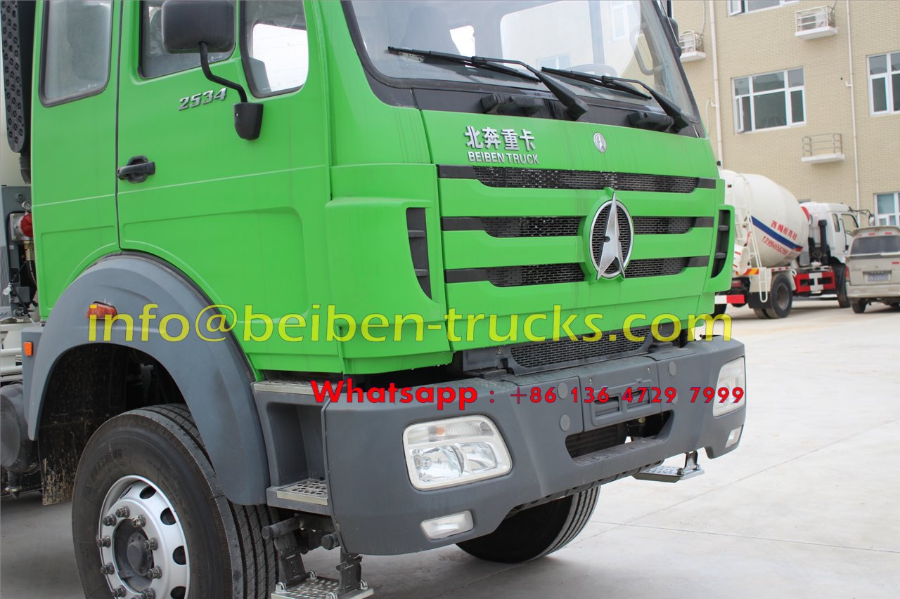 China high quality Beiben 6X4 concrete mixer truck for sale 