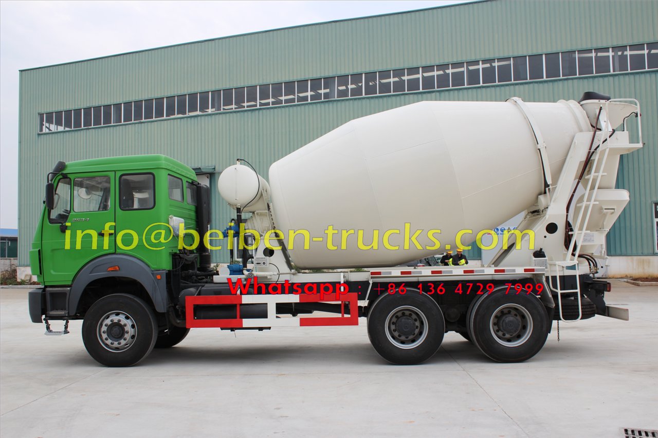 China high quality Beiben 6X4 concrete mixer truck for sale 