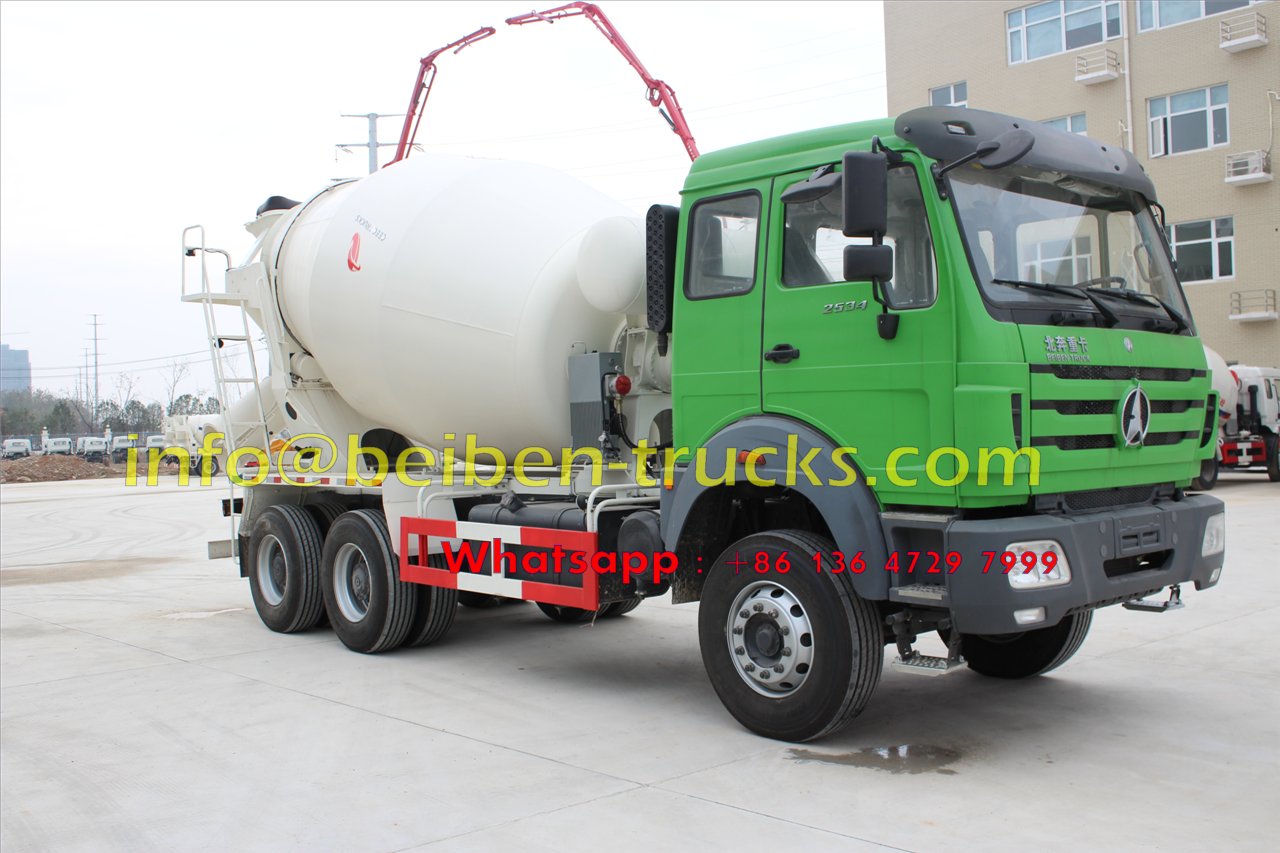 North Benz NG80 6x4 concrete mixer truck cement truck 