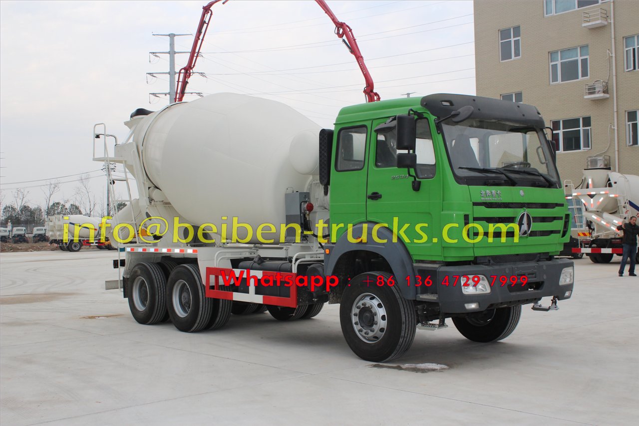 North Benz 6x4 self loading brand new cement mixer truck