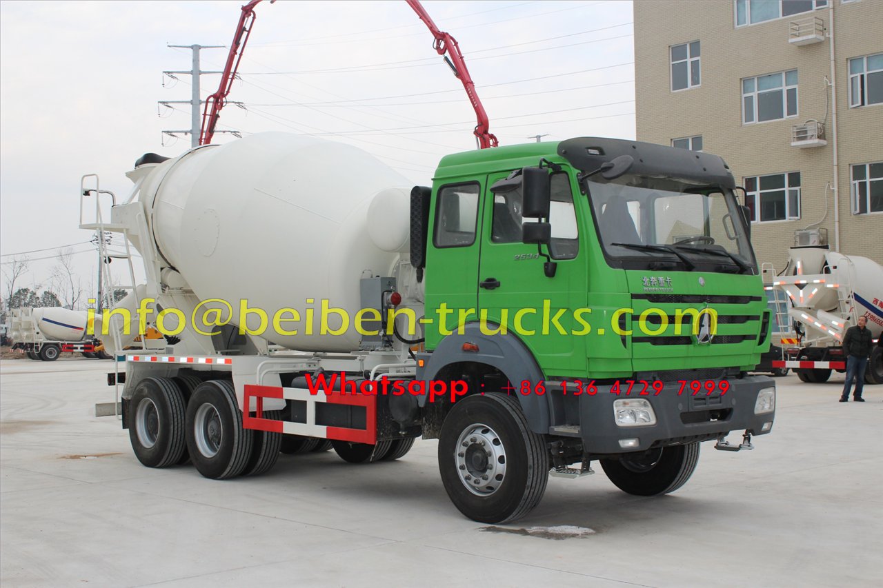 North Benz 6x4 self loading brand new cement mixer truck