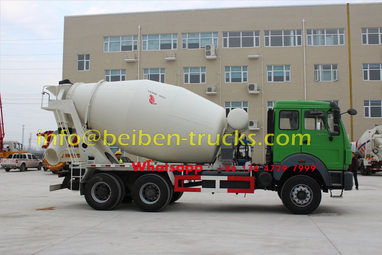 North Benz 6x4 self loading brand new cement mixer truck