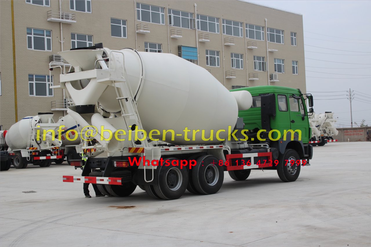 Famous brand Beiben 336hp concrete mixer truck cheap price 