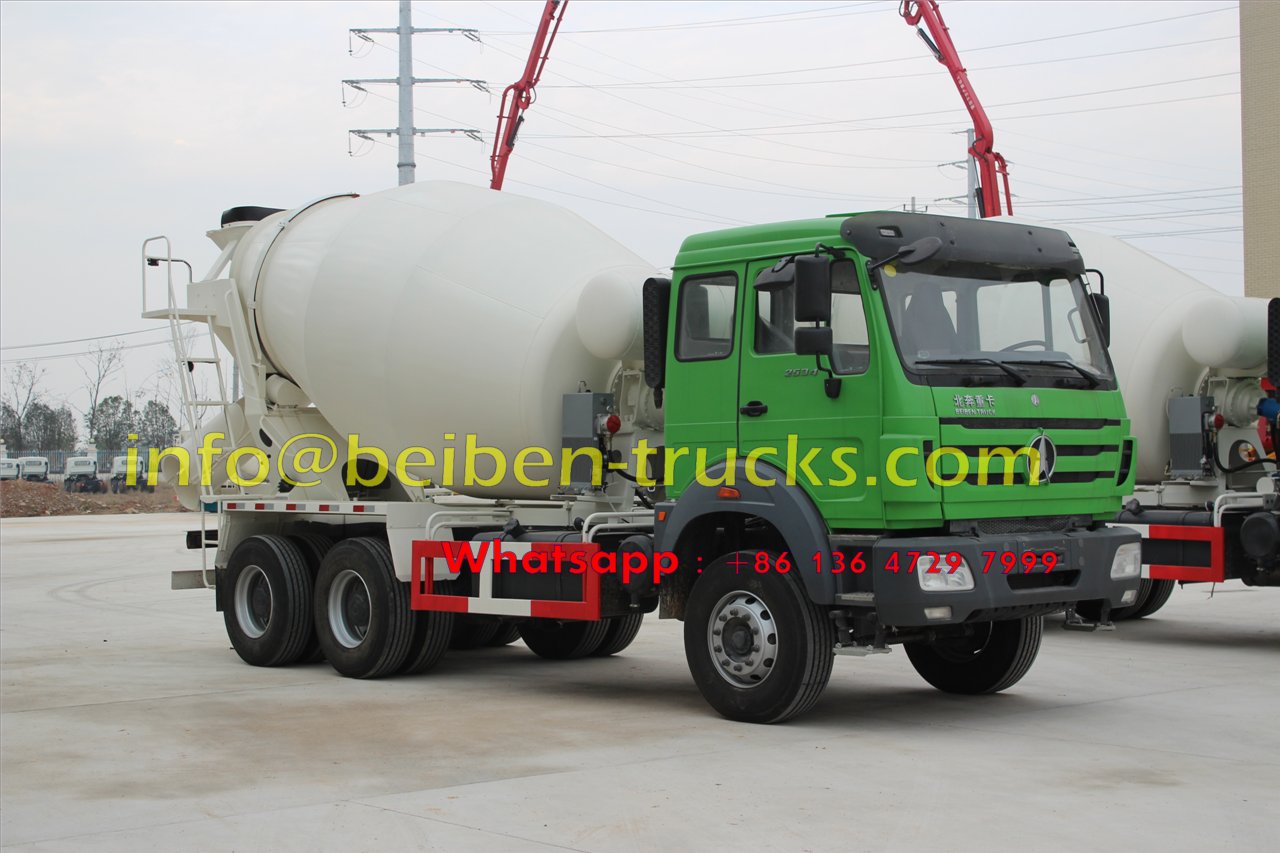 China famous brand Beiben 8 cubic meters concrete mixer truck 