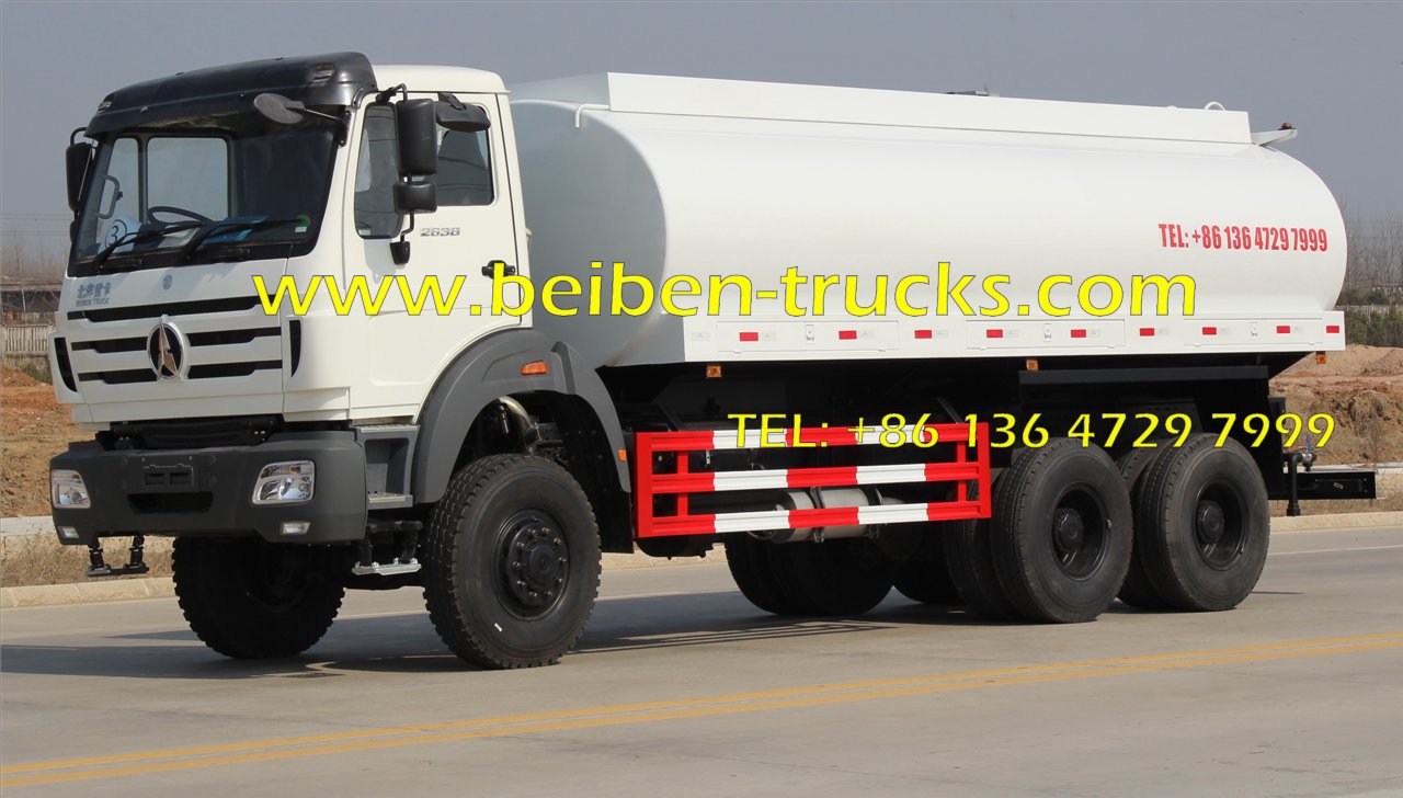 Kenya best quality beiben 20 CBM water truck supplier. 