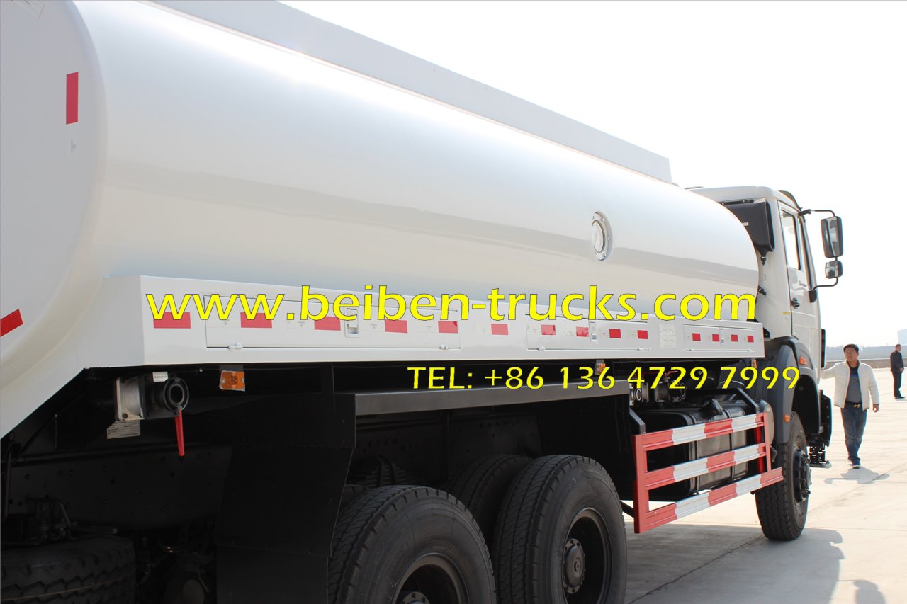 Kenya best quality beiben 20 CBM water truck supplier. 