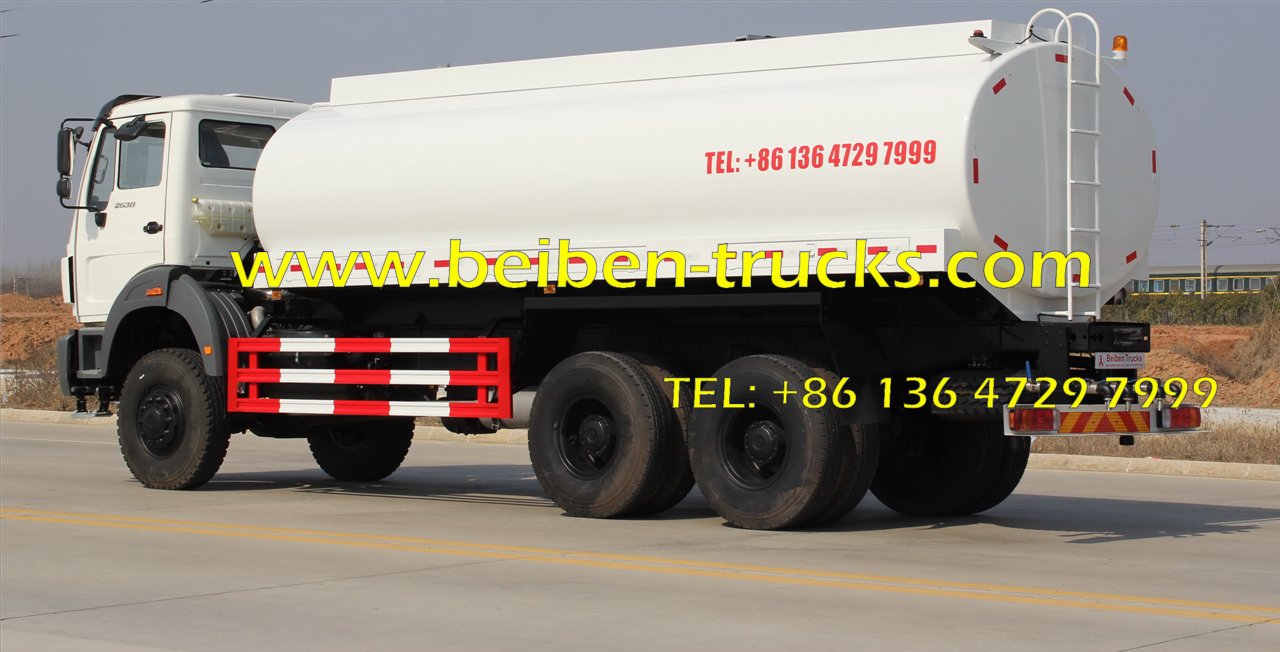 Beiben truck 6x4 NG80 water spray truck truck mounted water tank 