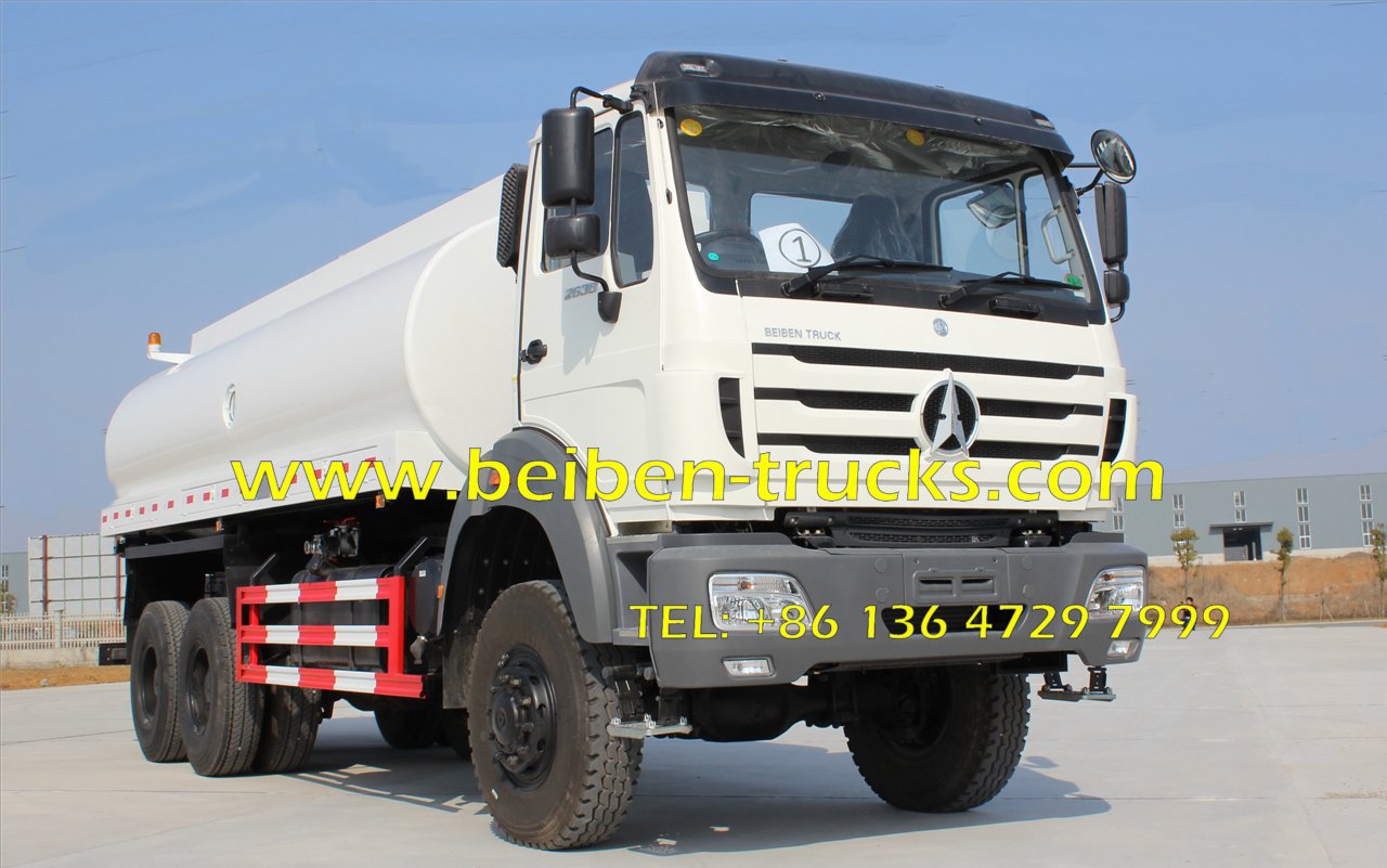 Beiben truck 6x4 NG80 water spray truck truck mounted water tank 