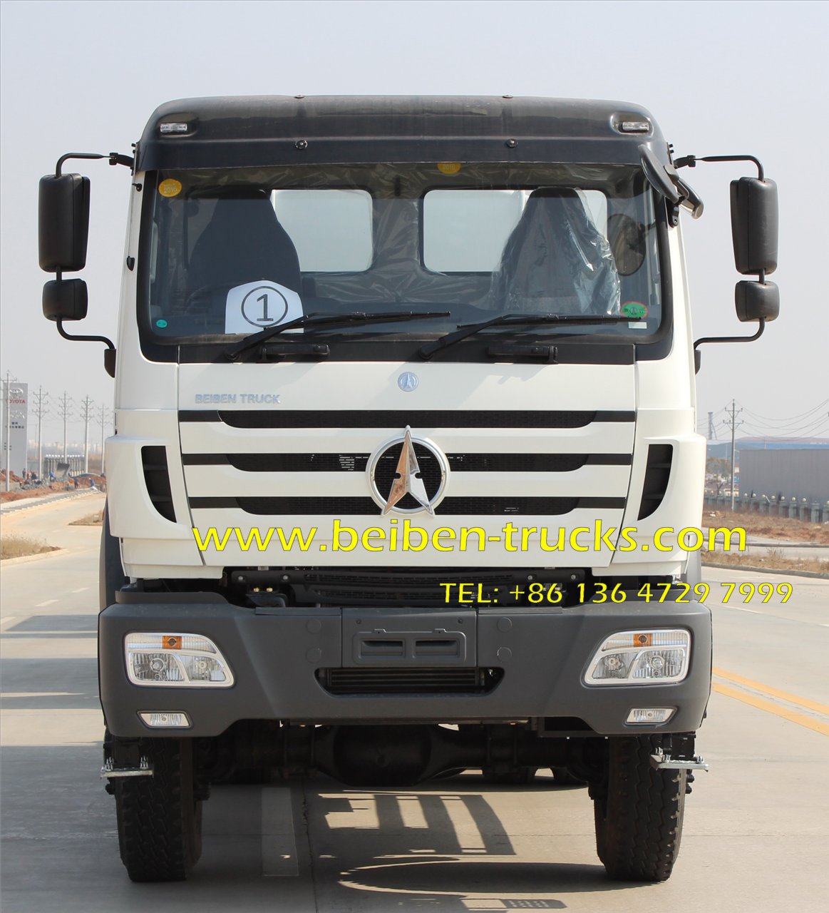 North benz NG80 6x4 336hp water tank truck for sale in constructon
