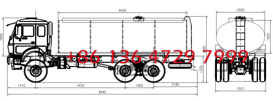 beiben 20 cbm water bower supplier