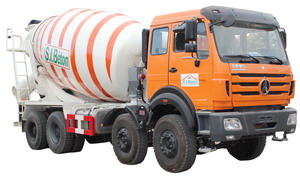 beiben 3134 cement mixer truck
