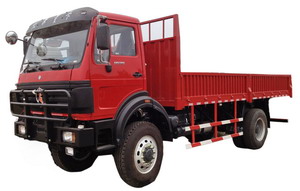 beiben 4 wheel drive cargo truck