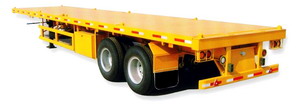 bogie suspension container semitrailer 