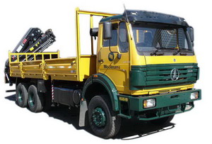 beiben 12 T crane truck supplier
