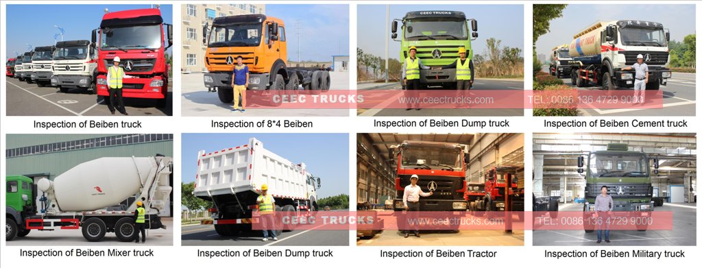 beiben trucks inspection 