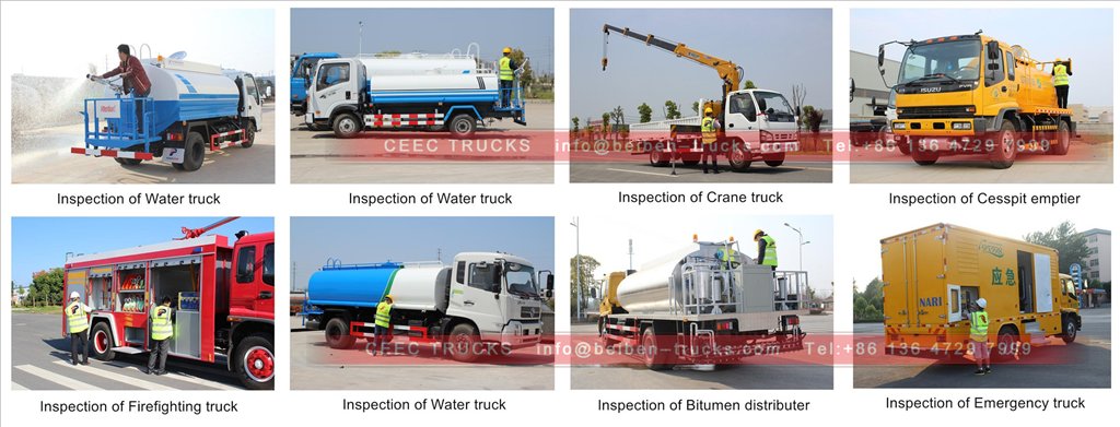 isuzu WATER TRUCK inspection 