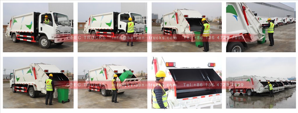 garbage compactor truck inspection