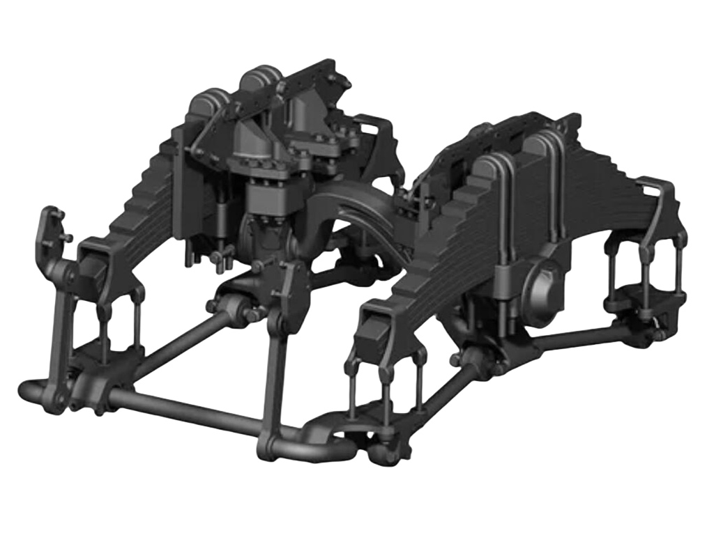 Integrated suspension system with 4 sets fasten bolts Integrated suspension system with 4 sets fasten bolts