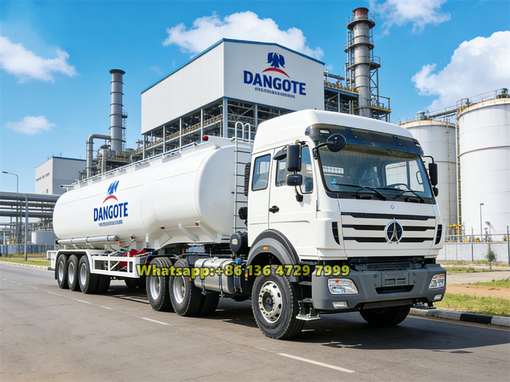 Beiben tractor truck with 38000Liters fuel bowser semitrailer Beiben tractor truck with 38000Liters fuel bowser semitrailer
