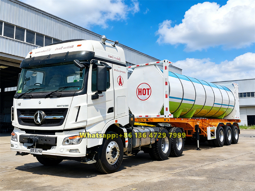 BEIBEN V3 tractor with bitumen semitrailer BEIBEN V3 tractor with bitumen semitrailer