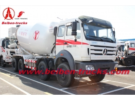 Beiben 12 wheeler 14 CBM concrete mixer truck  manufacturer